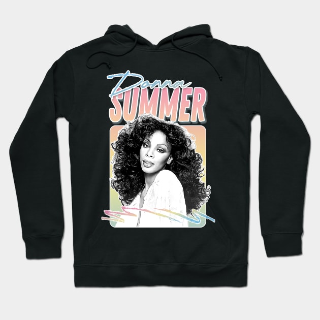 Donna Summer //// Retro Style Fan Art Design Hoodie by DankFutura